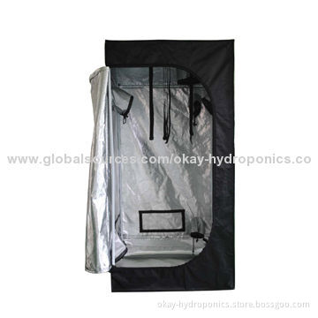 Grow Tent, Sized 90x90x200cm, White Glossy PE Texture